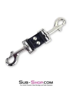 0216A      Rubber Cuff Link Bondage Snap Hook Connector