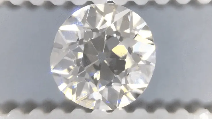 0.52 Carat Loose Old European Cut Diamond H Color VS2 Clarity
