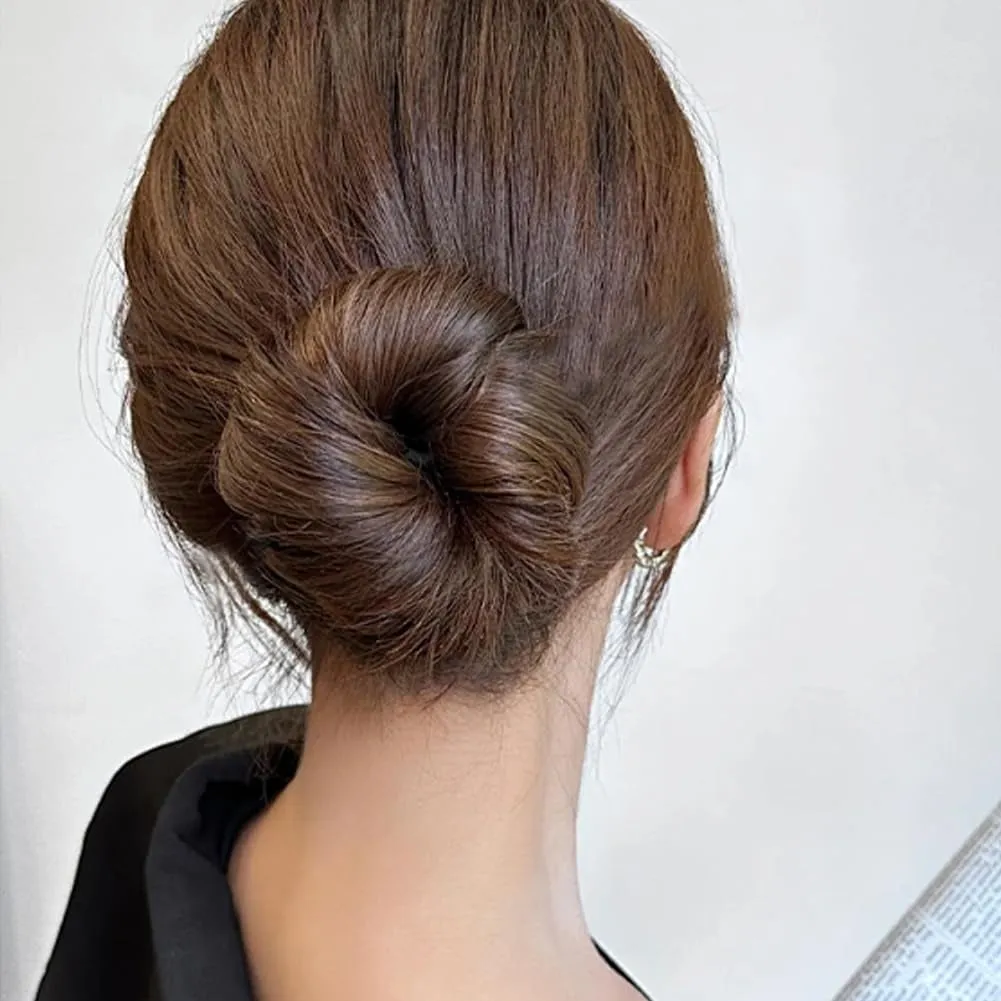 10 PCS Hair Bun Maker for Women Lazy Hair Curler Bun Clips Easy Magic Snap Roll Sponge Bun Donut Hair Maker for Women