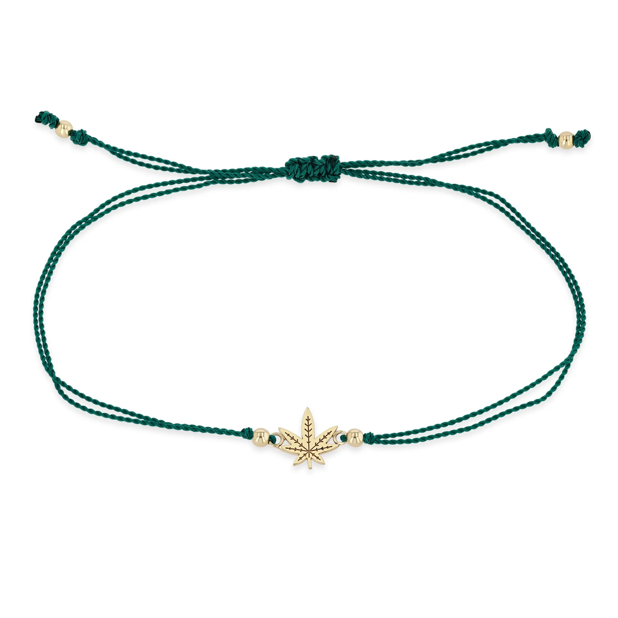 14k Midi Bitty Mary Jane Cord Bracelet