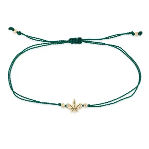 14k Midi Bitty Mary Jane Cord Bracelet
