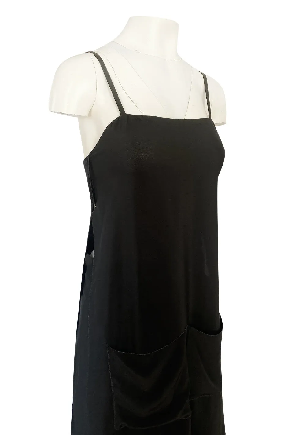 1970s Sonia Rykiel Wide Legged Cropped Pant & Long Tunic Evening Set w Draped Pockets