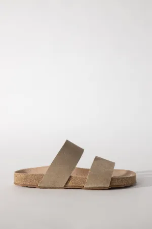 2 Strap Sandal in Fango