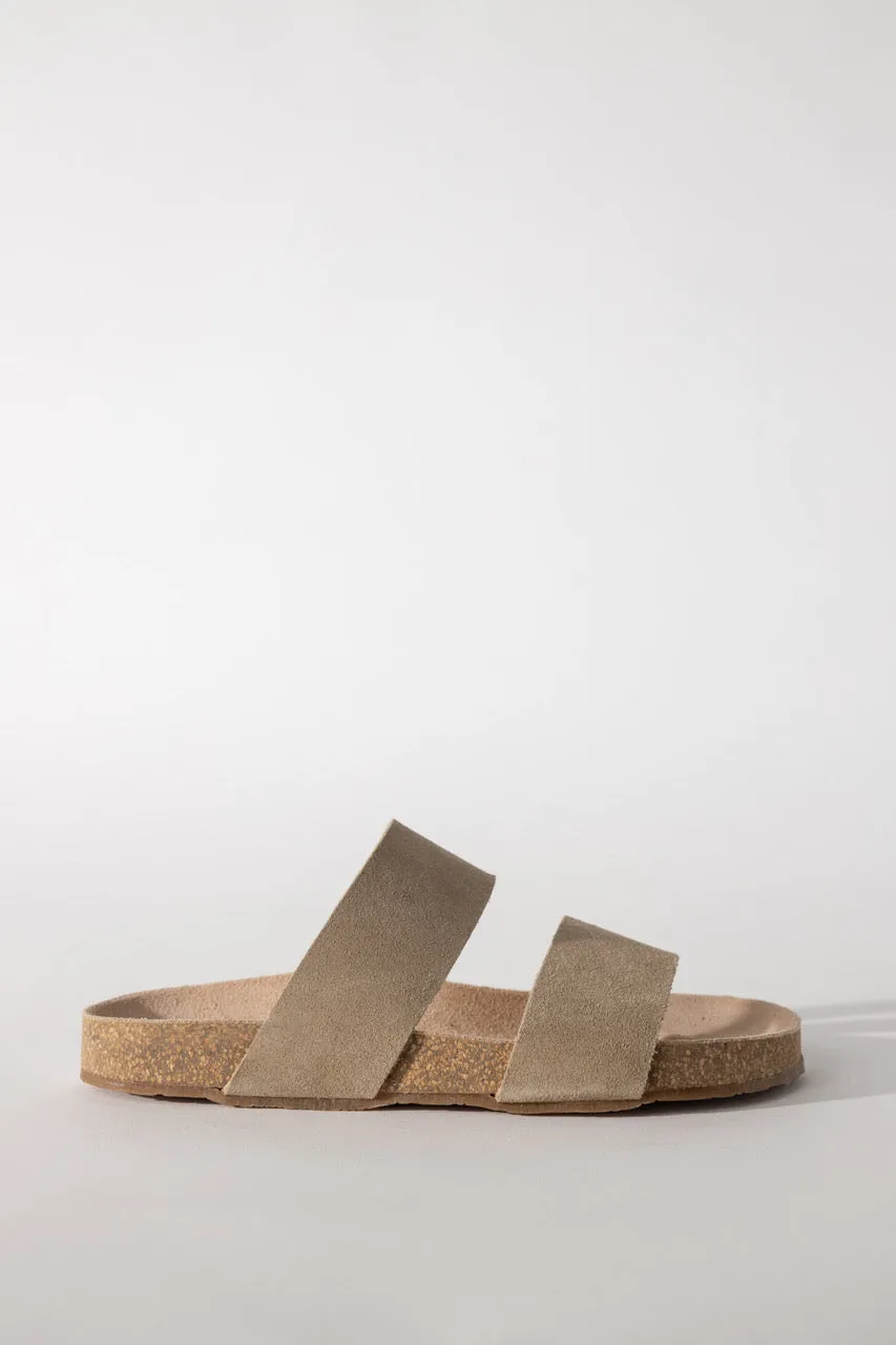 2 Strap Sandal in Fango