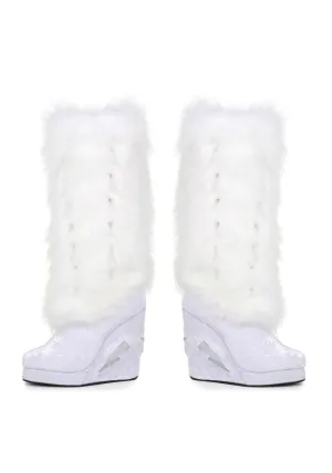 4 Inch Light Up Platform And Fur
