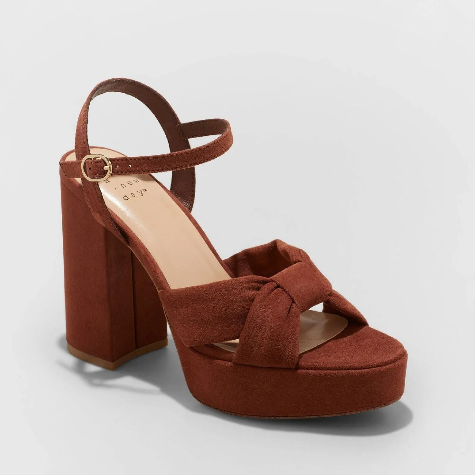 A New Day Women's Riah Platform Heels 88075201 Brown 6.5M