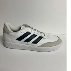 Adidas Men’s Courtblock Lace-Up Sneakers White, Size 11 M