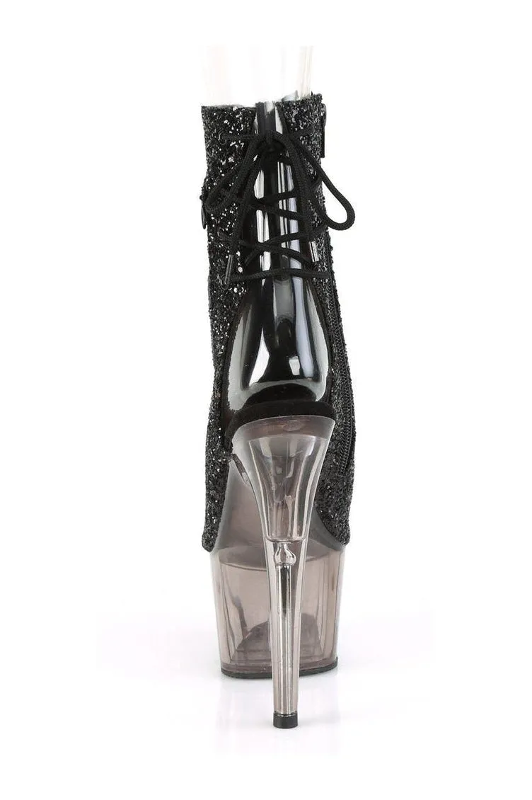 ADORE-1018GT Exotic Boot | Black Glitter