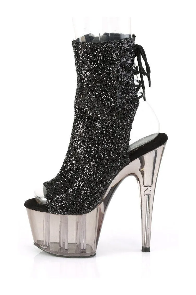 ADORE-1018GT Exotic Boot | Black Glitter