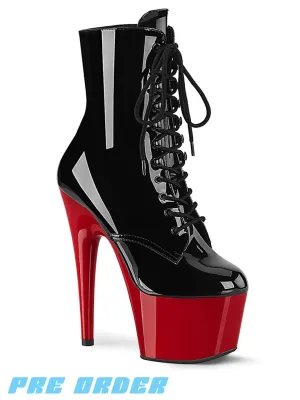 ADORE-1020 - BLACK PATENT & RED ✰ PRE ORDER ✰