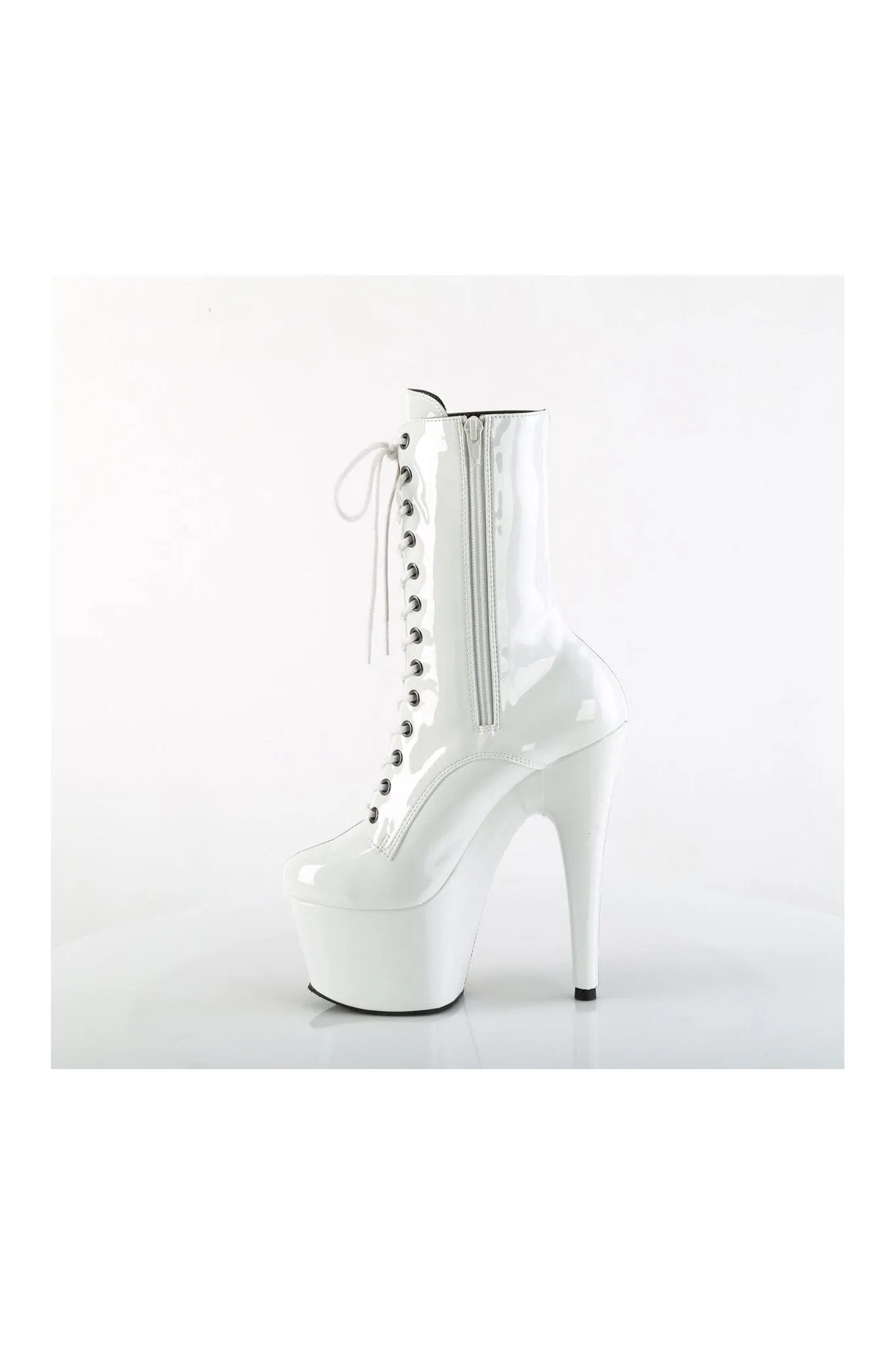 ADORE-1040TT Grey Patent Ankle Boot