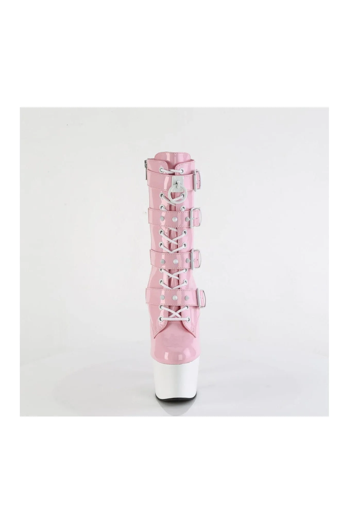 ADORE-1046TT Pink Patent Ankle Boot
