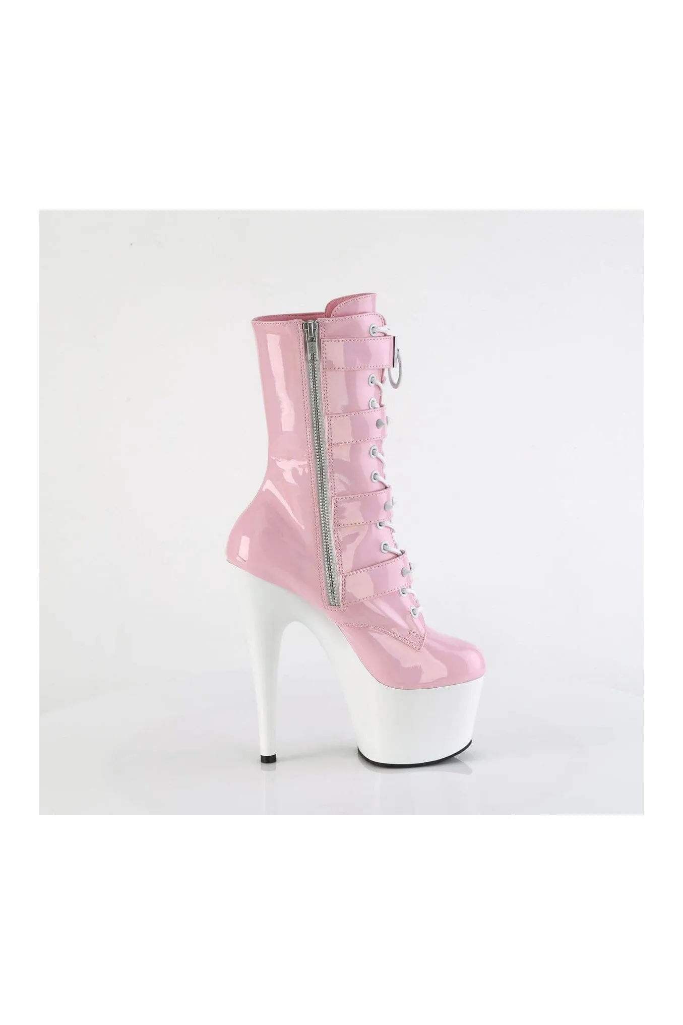 ADORE-1046TT Pink Patent Ankle Boot