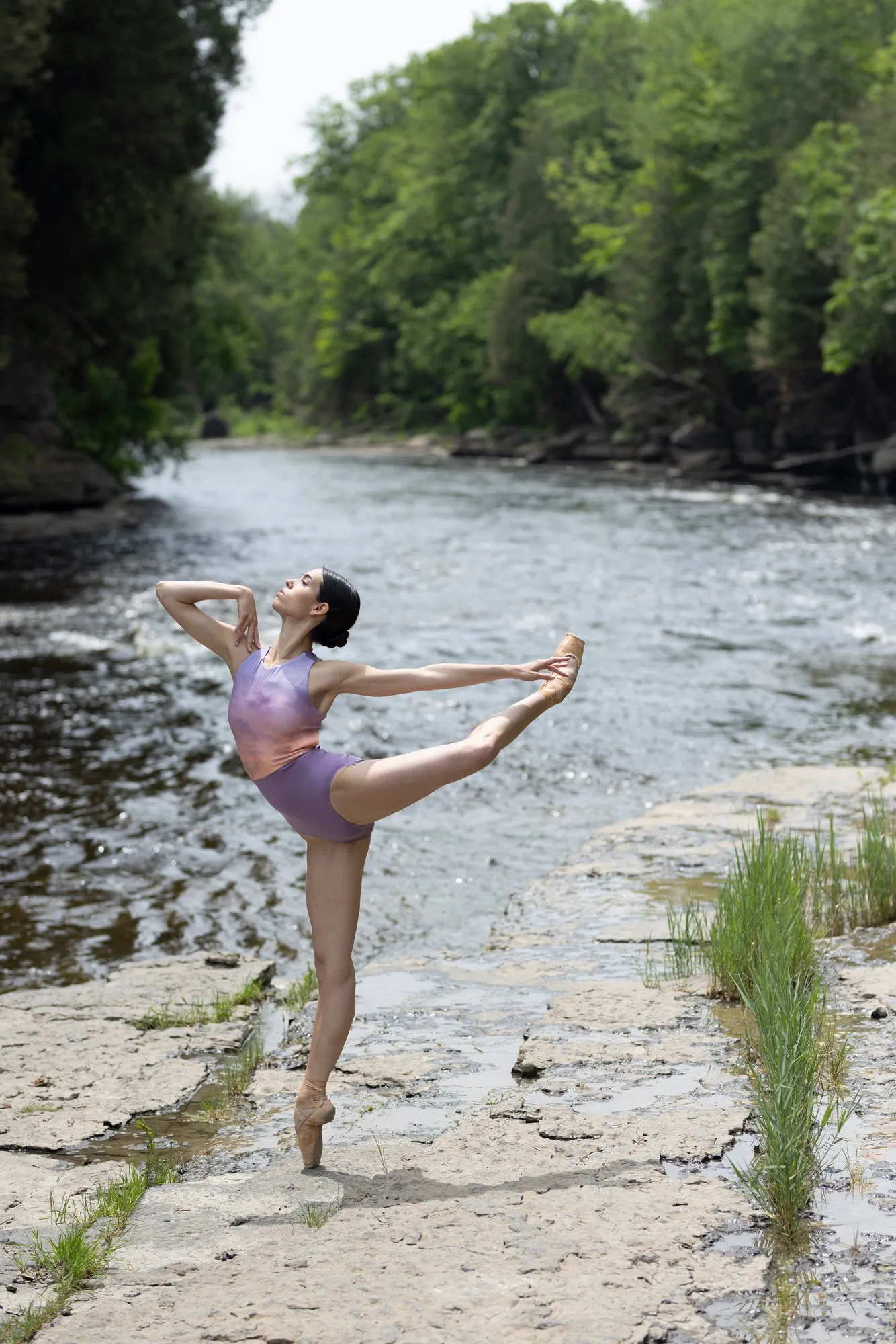 AinslieWear 1131SR Harper with Sunrise Print Leotard