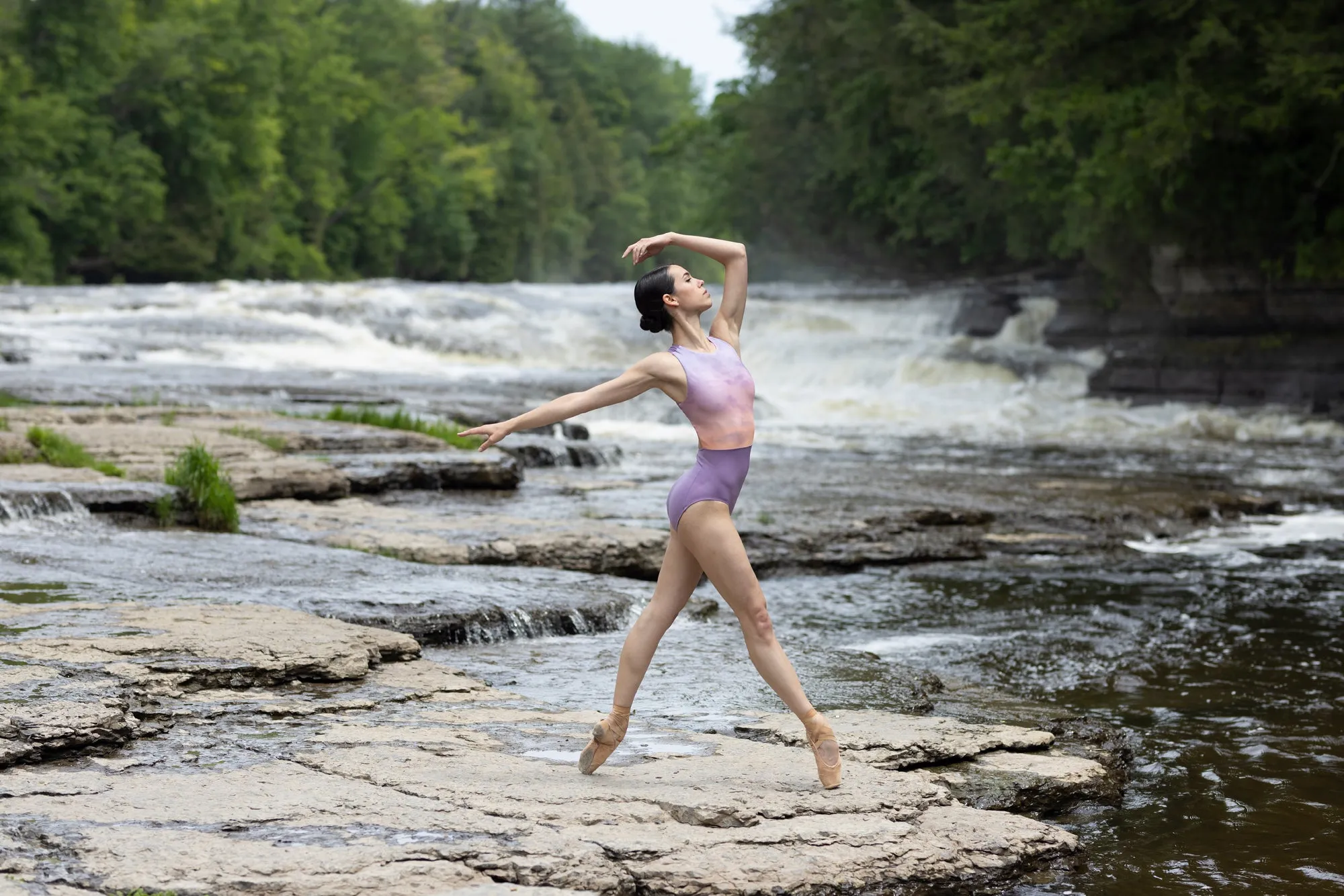 AinslieWear 1131SR Harper with Sunrise Print Leotard