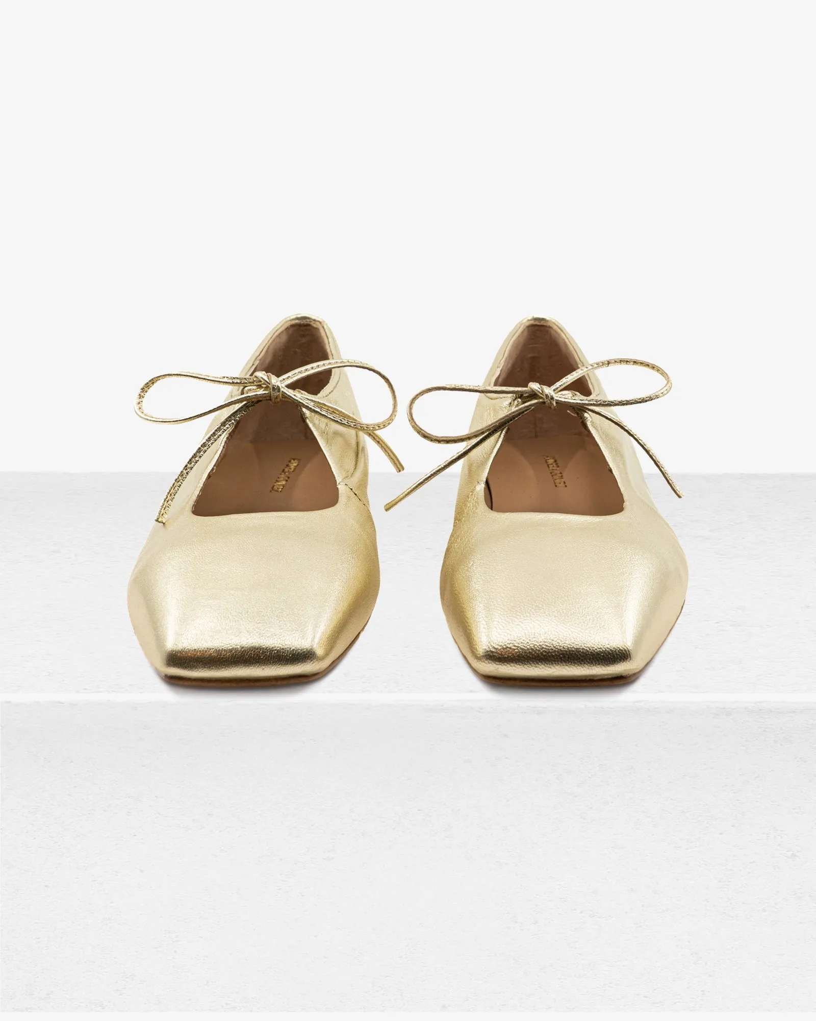 Amelia Gold Leather