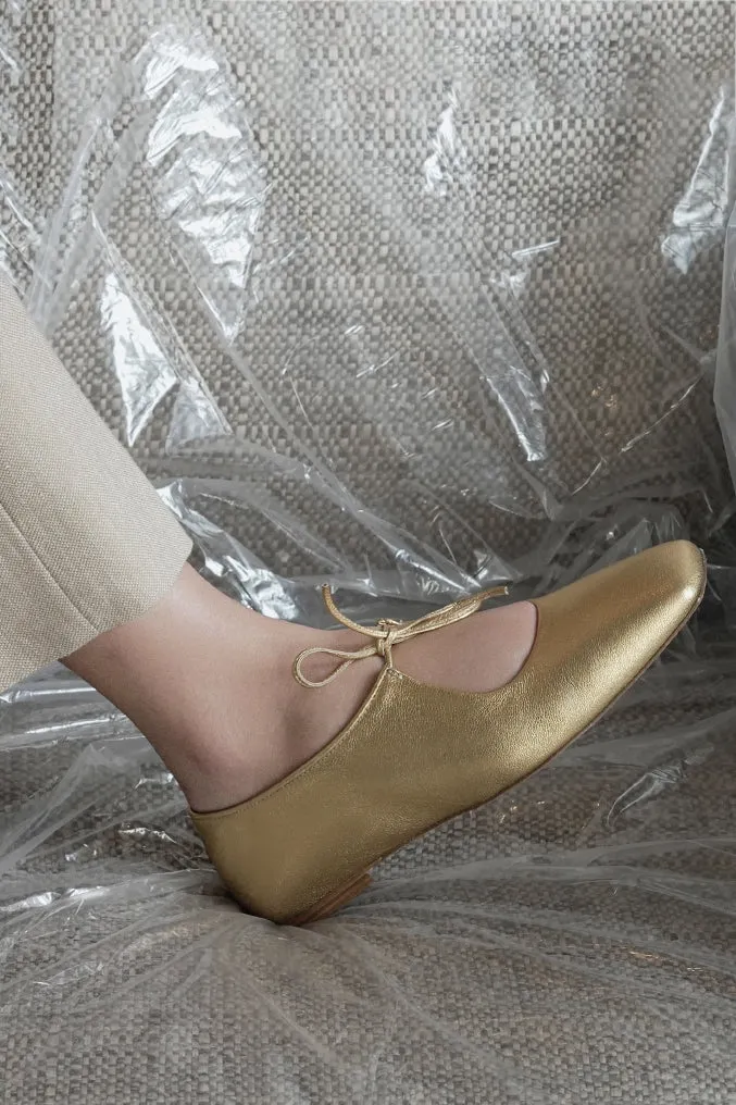 Amelia Gold Leather