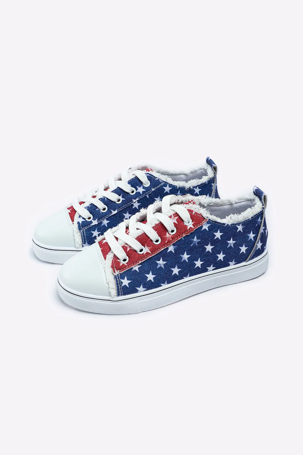 American Flag Lace-up Shoes