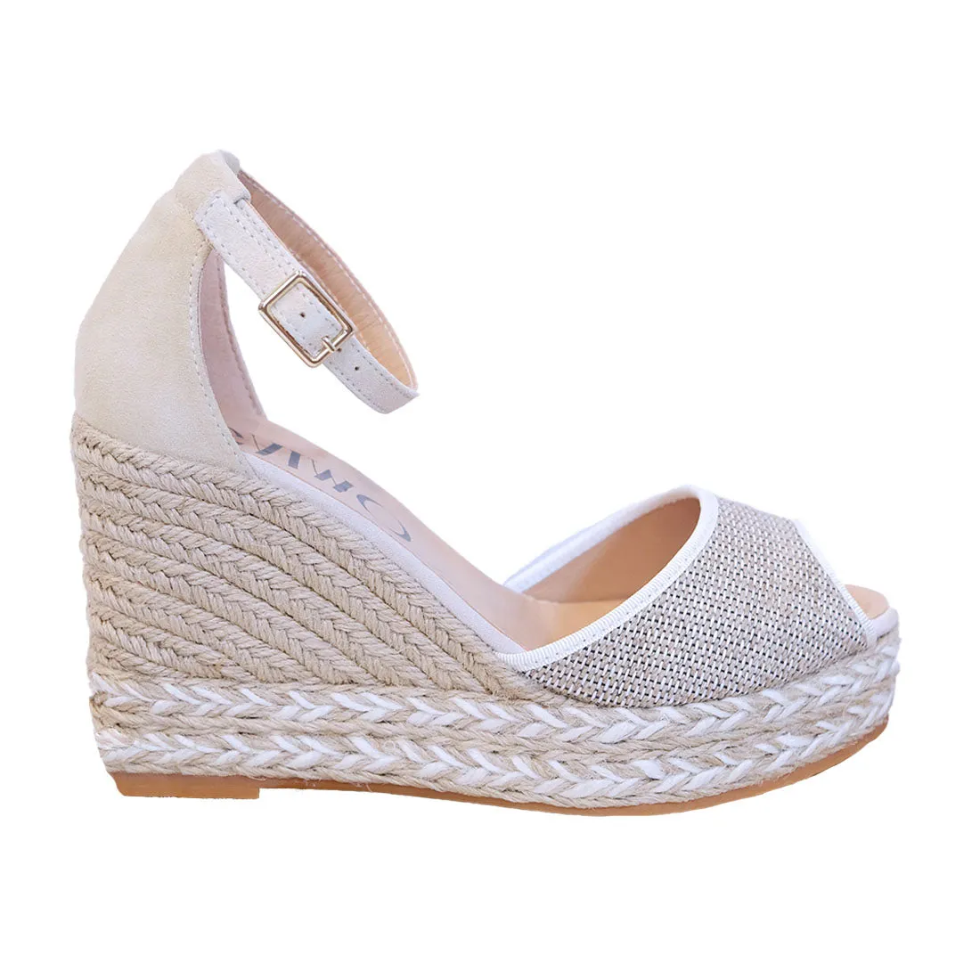 ANDY White espadrilles