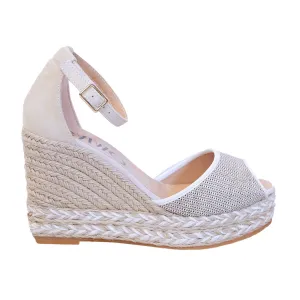 ANDY White espadrilles