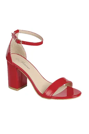 Ankle Strap Block Heels