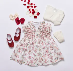 Audrey hand-smocked dress