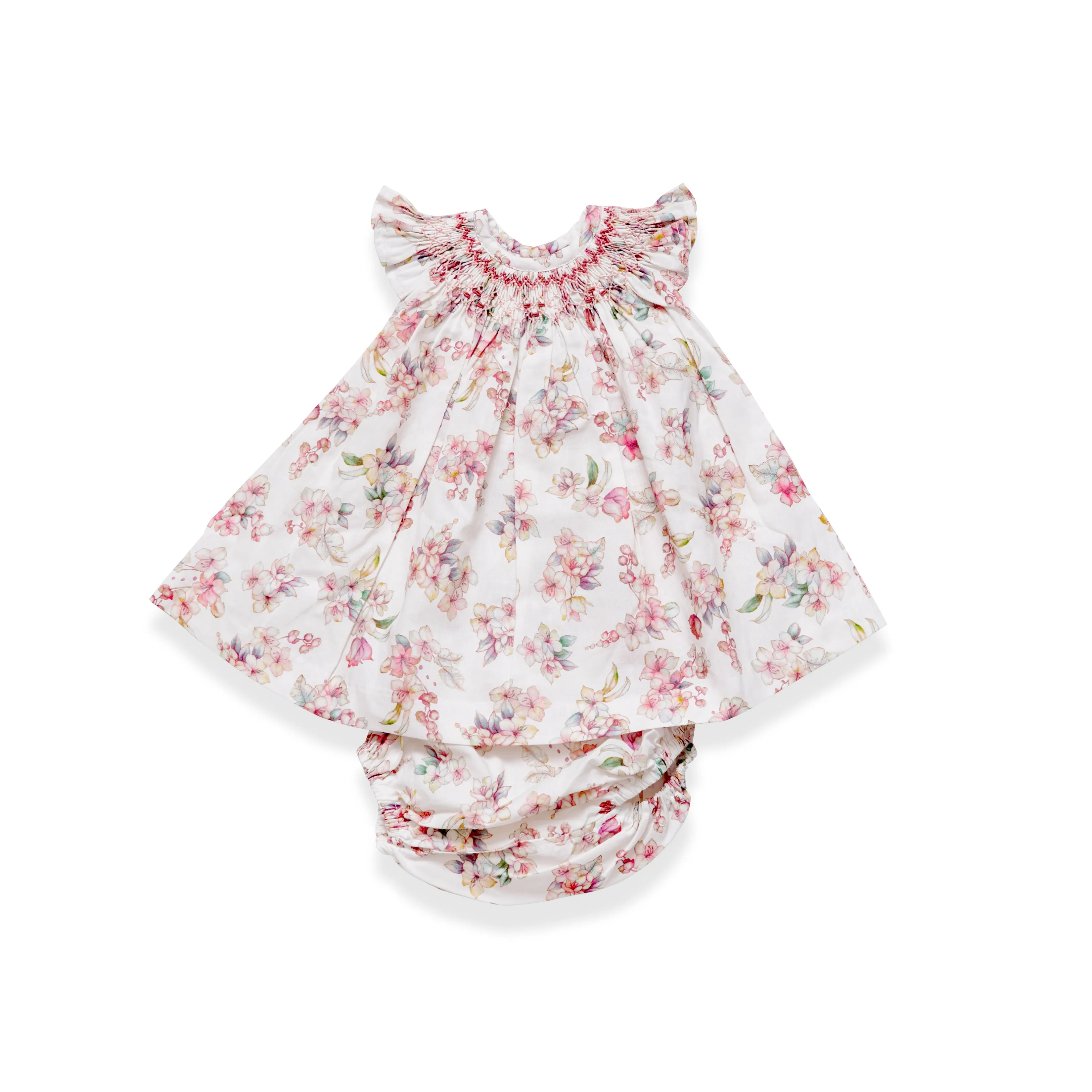 Audrey hand-smocked set
