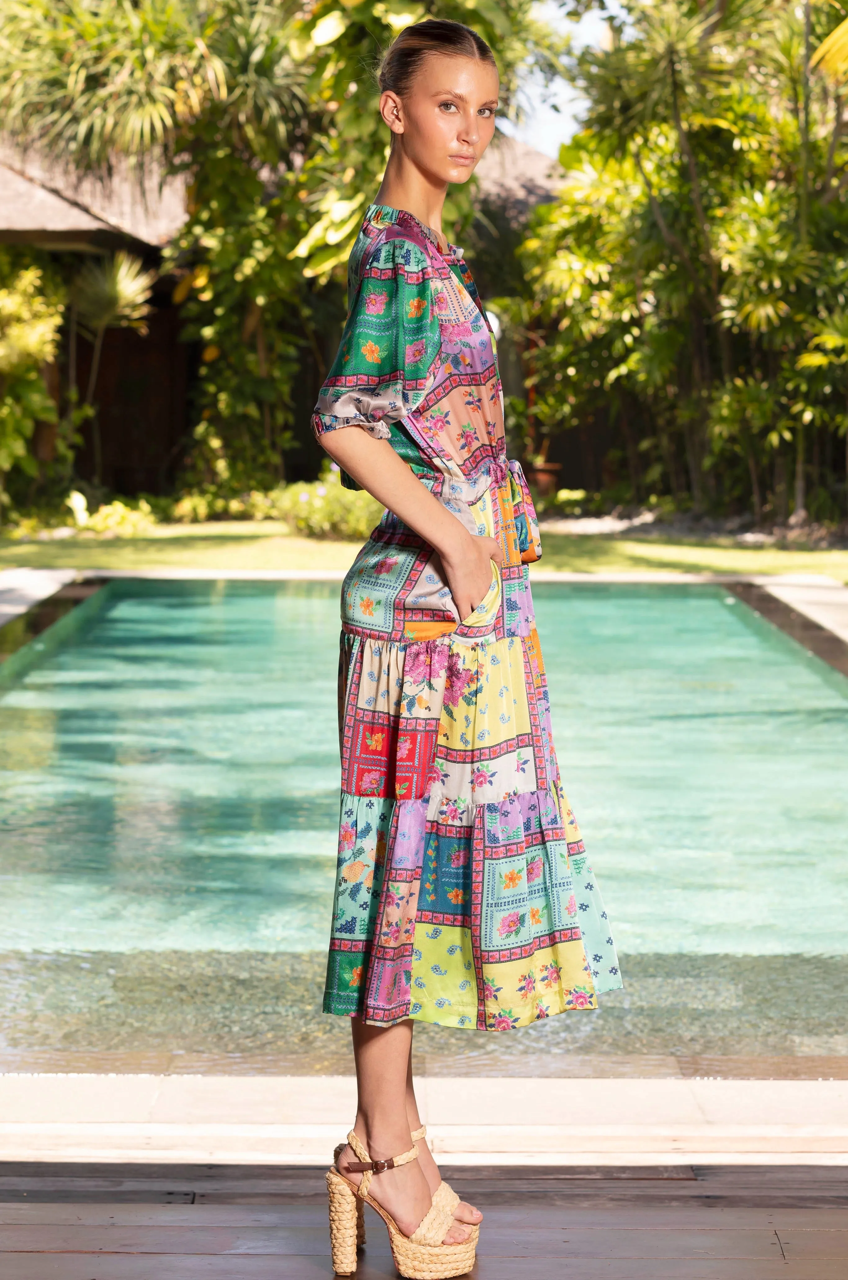 AUSTEN SILK LOTUS LOTUS MIDI