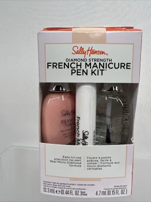 Ballet Bare 45141 Sally Hansen Diamond Strength French Manicure Pen Kit Gift Set