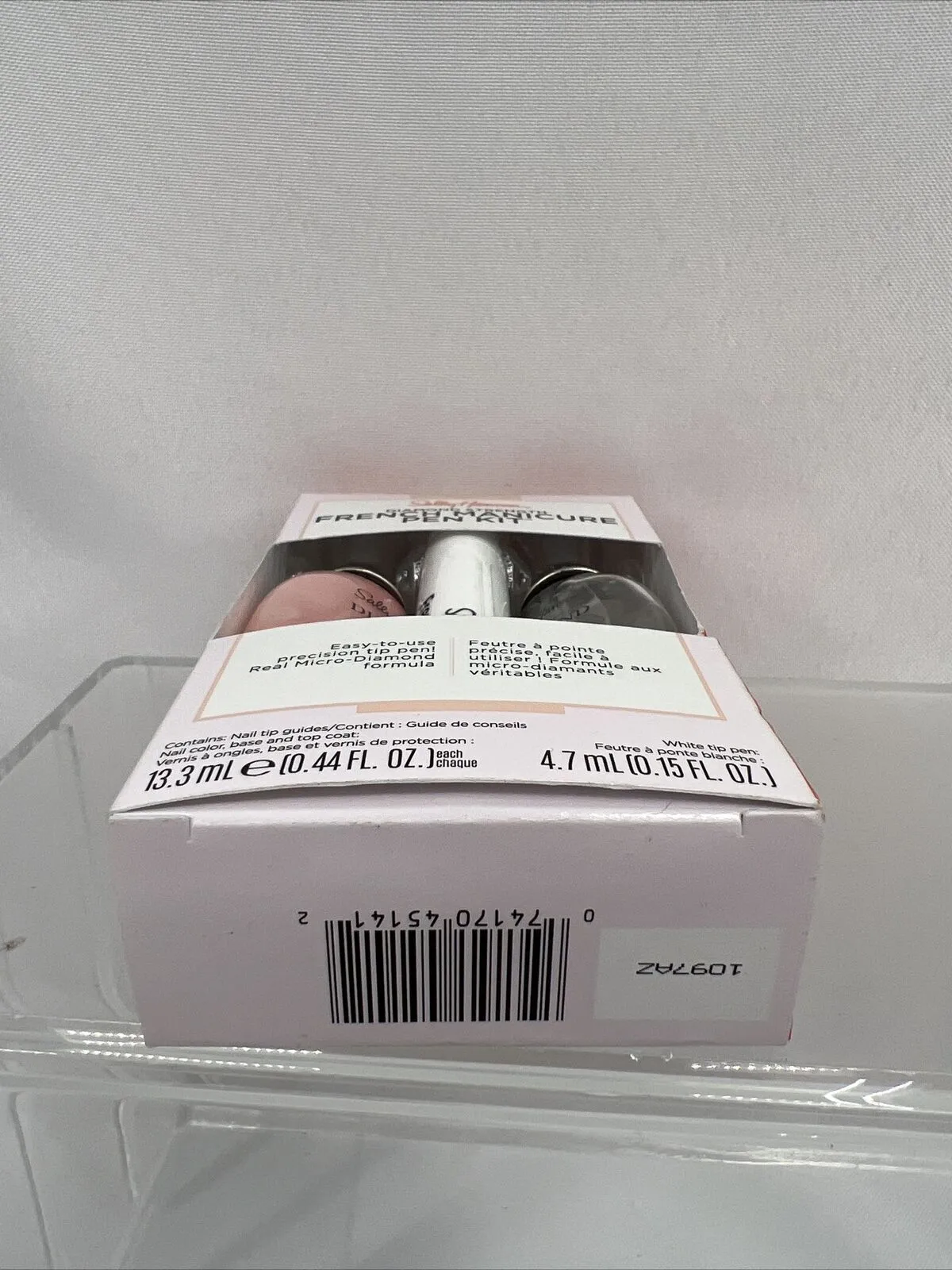Ballet Bare 45141 Sally Hansen Diamond Strength French Manicure Pen Kit Gift Set