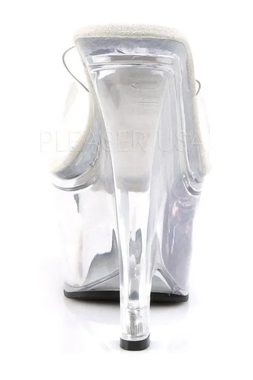 BEAU-601 Platform Slide  | Clear Vinyl