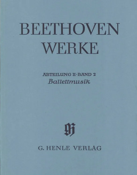 Beethoven: Ballet music Full Score Bound Edition