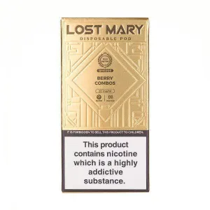 BERRY COMBOS - LOST MARY BM600S GOLD EDITION DISPOSABLE VAPE