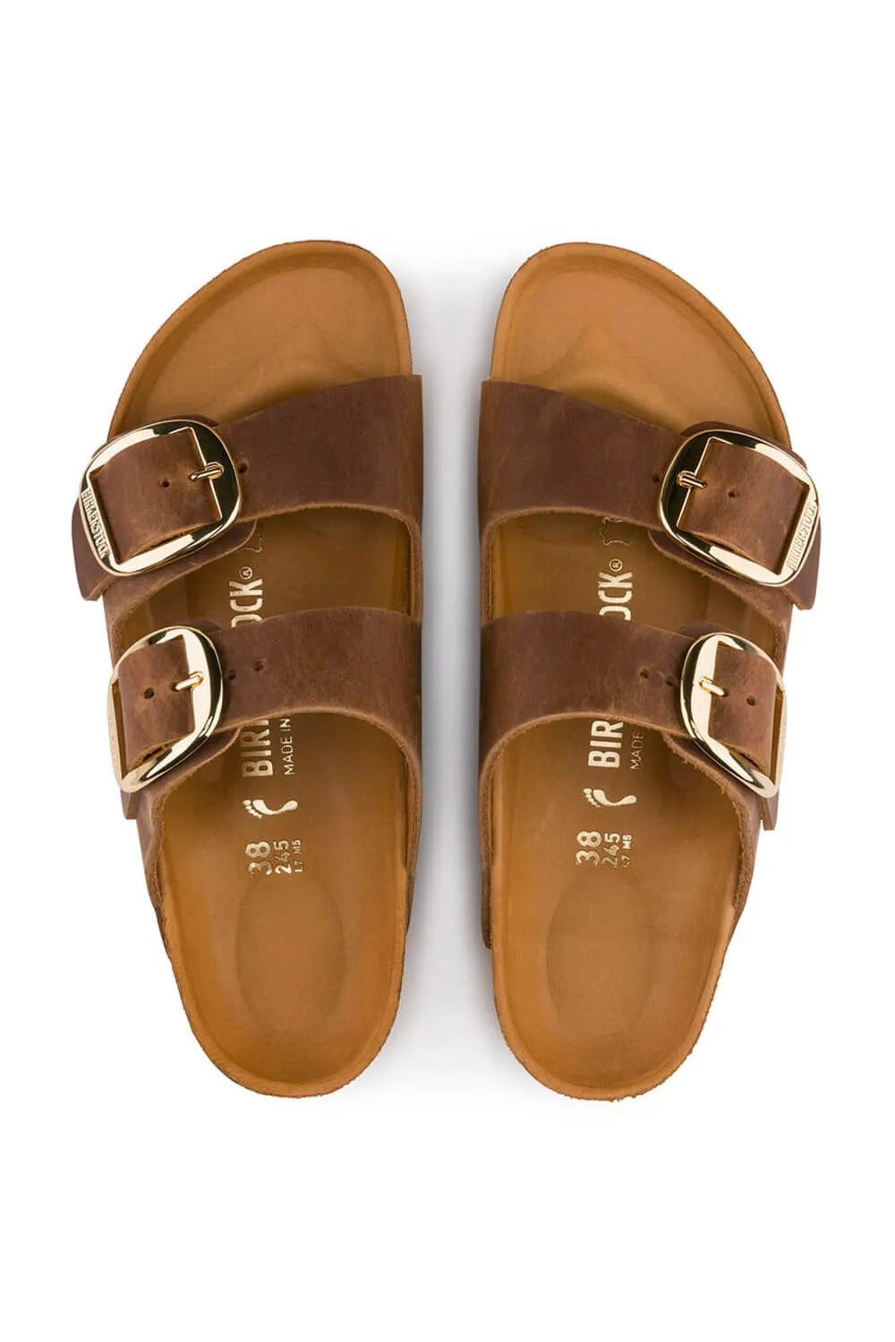 Birkenstock Arizona Big Buckle Sandals for Women in Cognac | 1011073