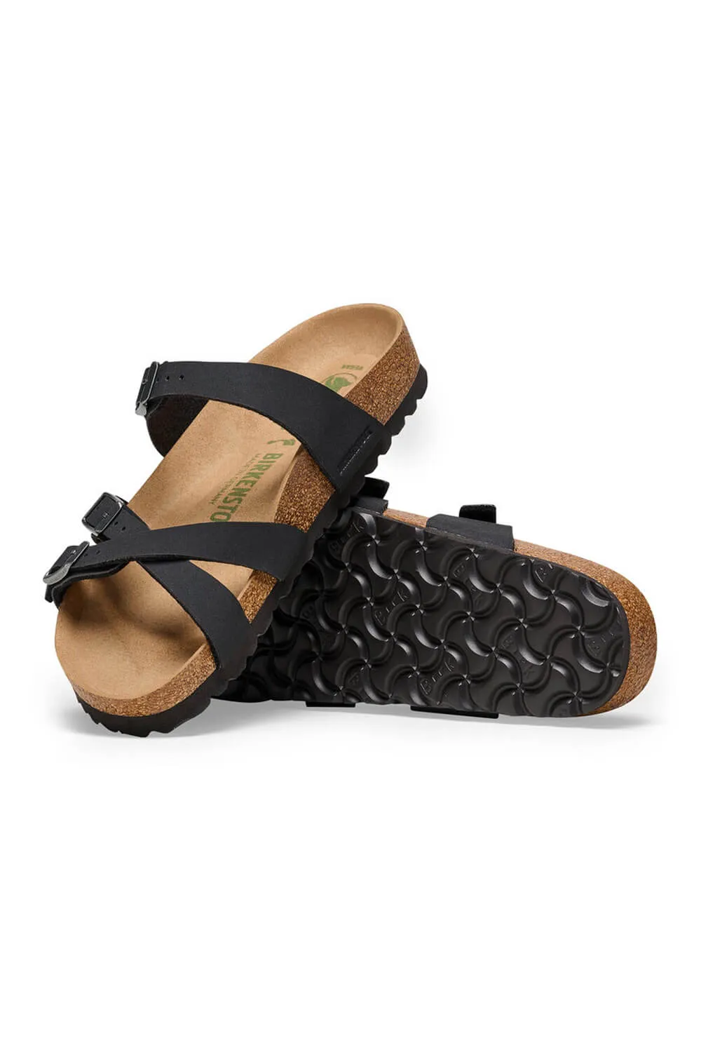 Birkenstock Birkibuc Franca Vegan Sandals for Women in Black | 1024985