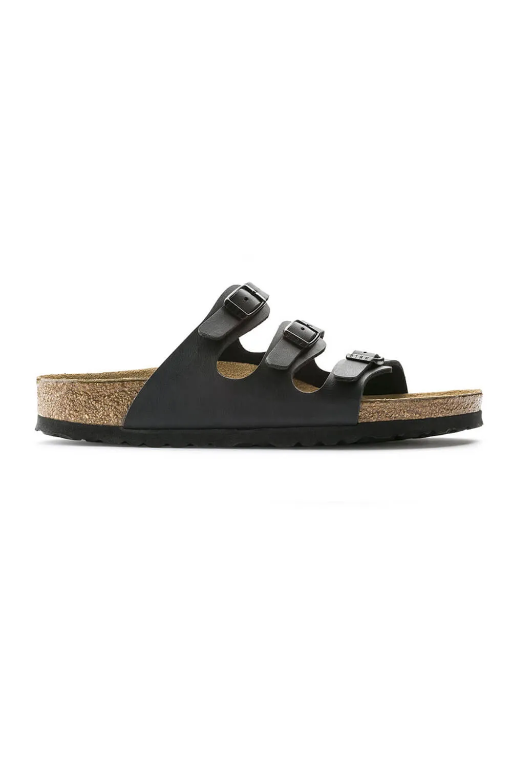 Birkenstock Florida Soft Footbed Birko-Flor Sandals for Women in Black | 53011