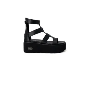 Black Platform Gladiator Sandal