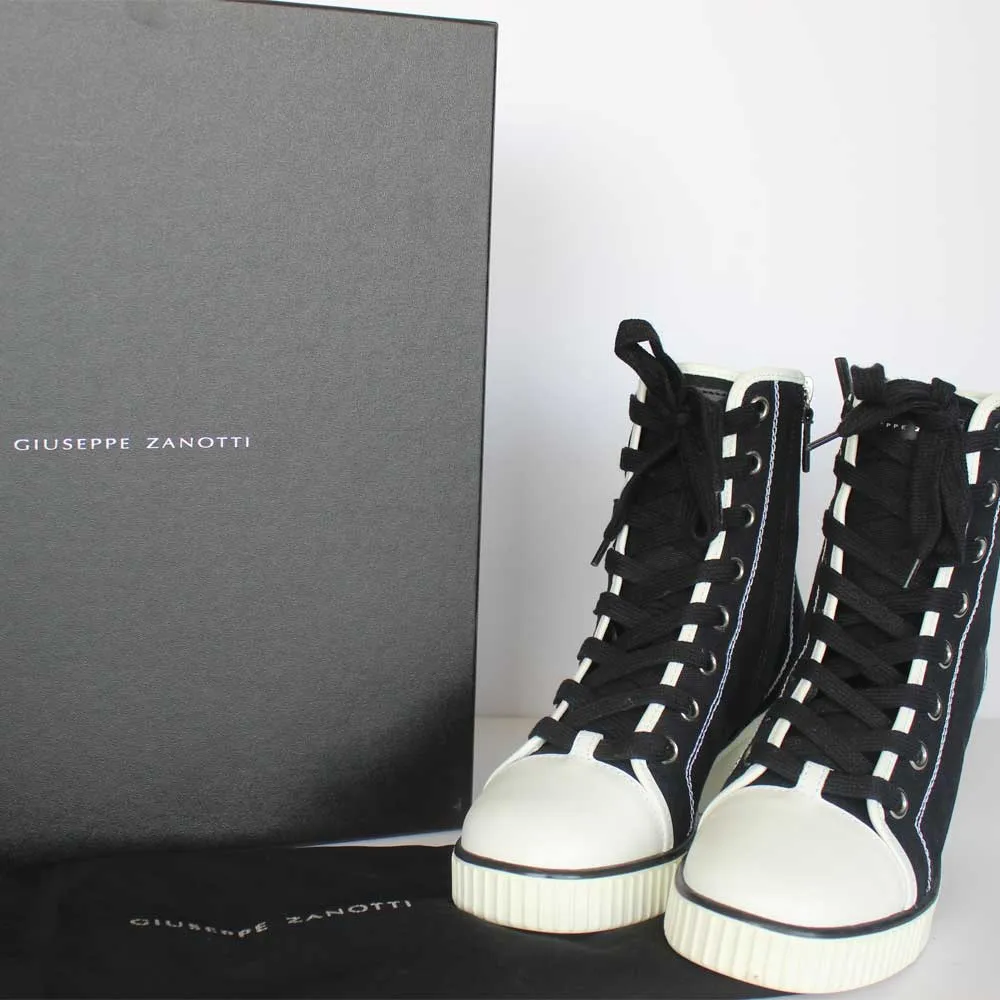Black Platform Sneakers