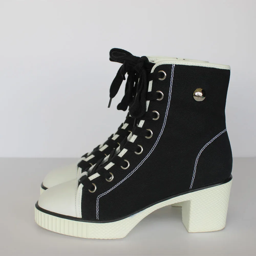 Black Platform Sneakers