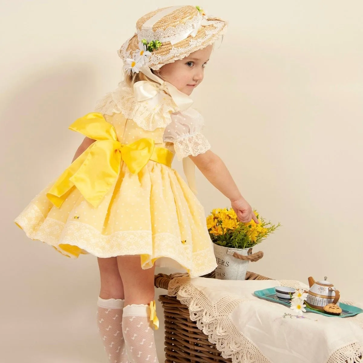 BLUEBELLS - Joanna Easter Dress - Yellow