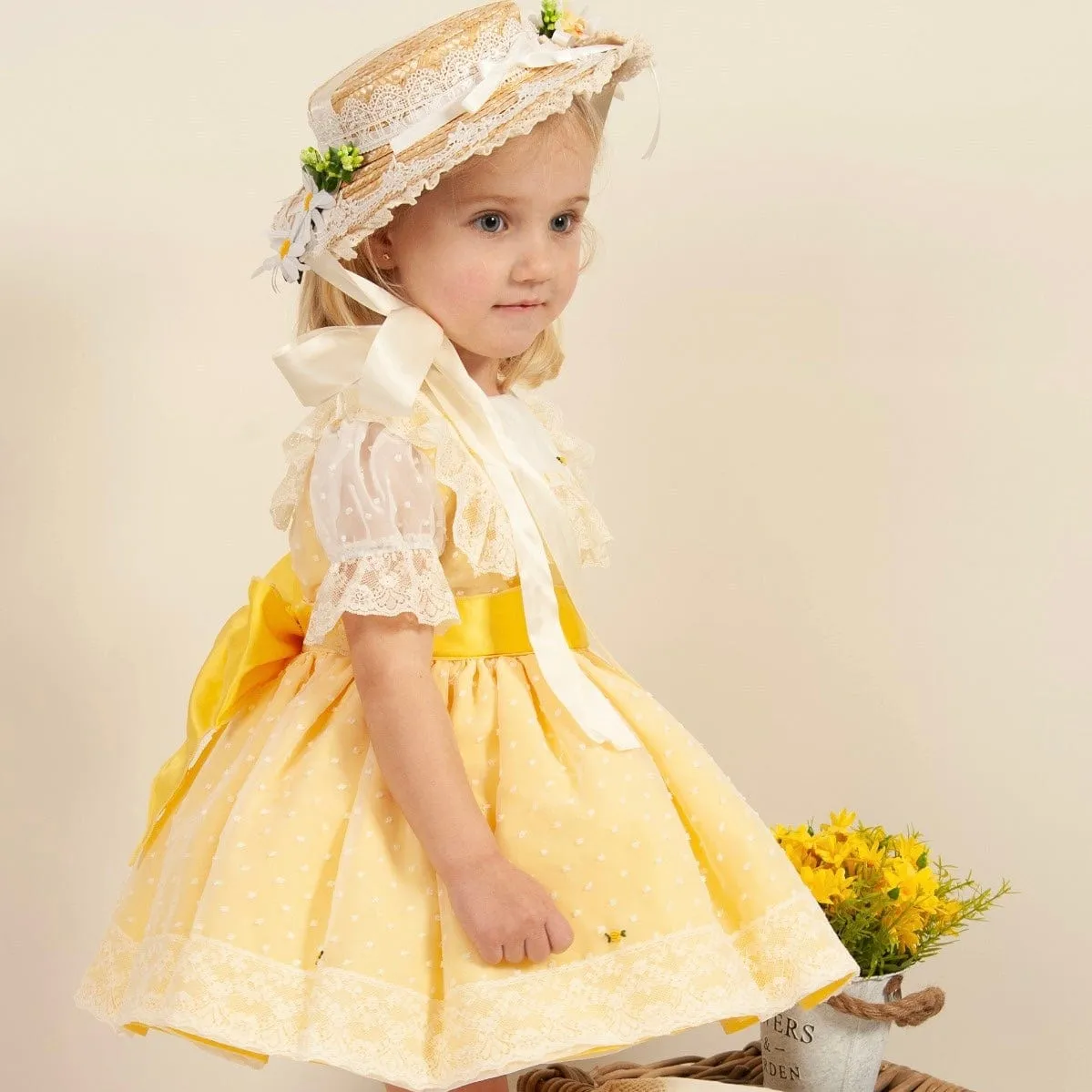 BLUEBELLS - Joanna Easter Dress - Yellow