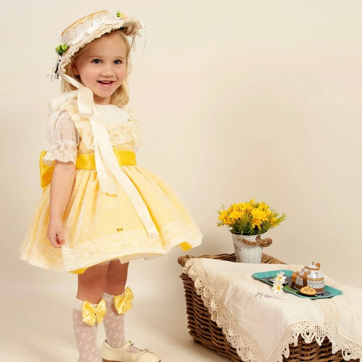BLUEBELLS - Joanna Easter Dress - Yellow