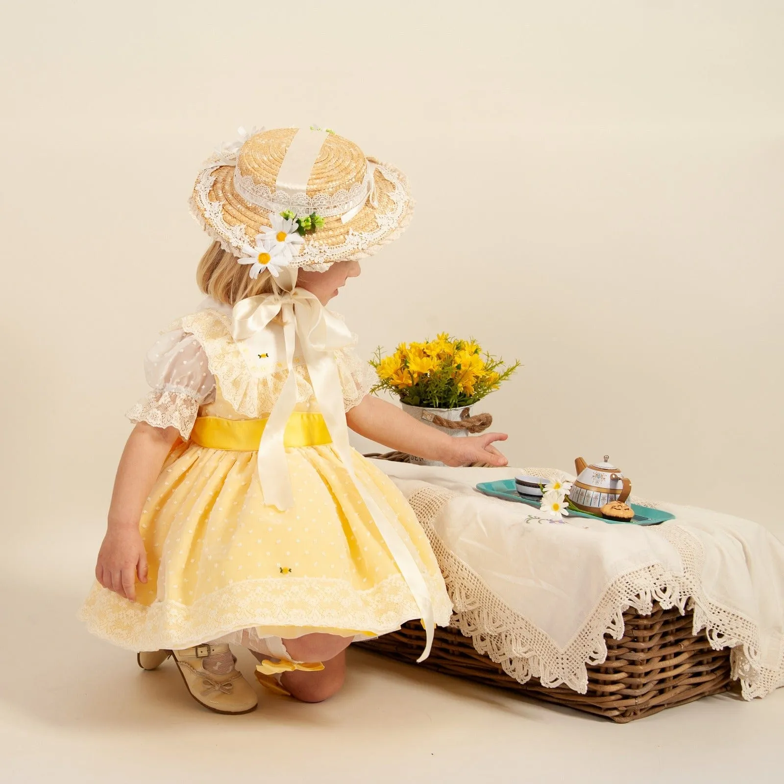 BLUEBELLS - Joanna Easter Dress - Yellow