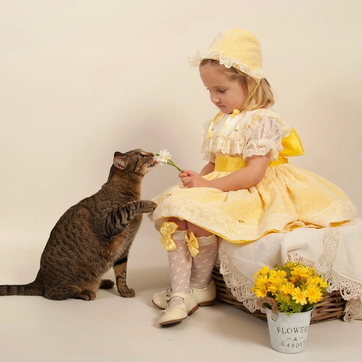 BLUEBELLS - Joanna Easter Dress - Yellow