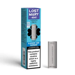 BLUEBERRY SOUR RASPBERRY LOST MARY 4IN1 PODS