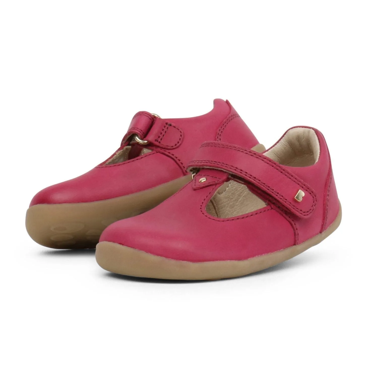 Bobux Dark Pink Louise T-Bar