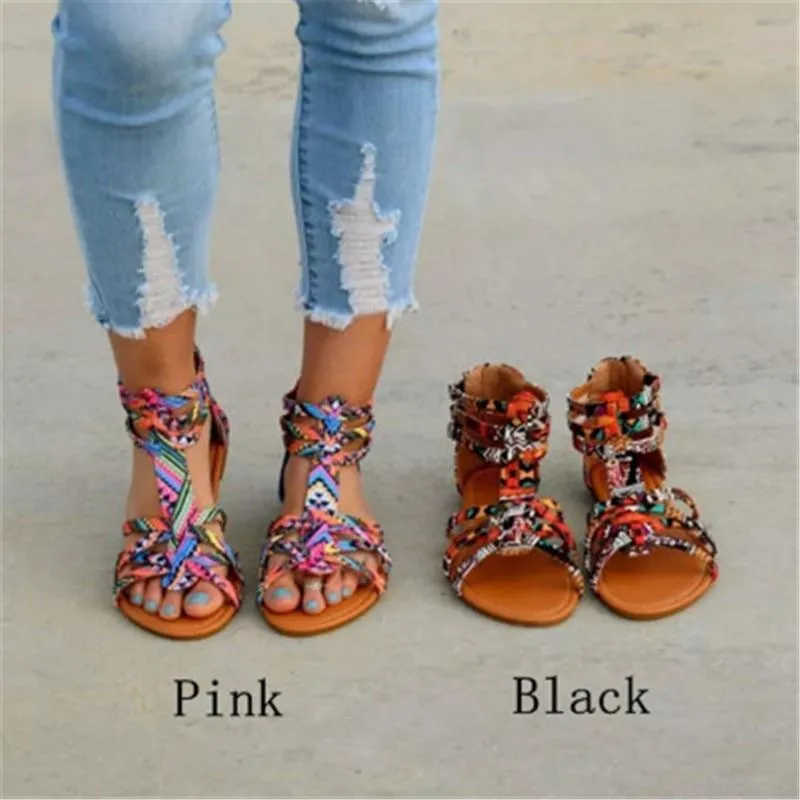 Bohemian Women Flat Shoes  Roman Sandal