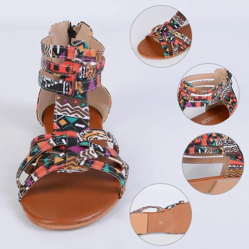 Bohemian Women Flat Shoes  Roman Sandal