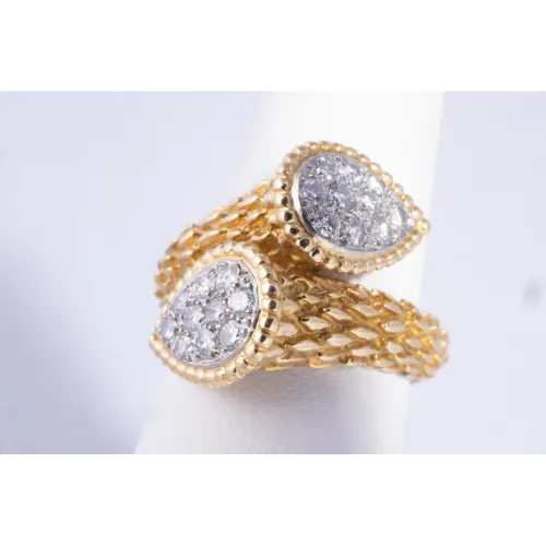 Boucheron Paris Toi Et Moi Serpent Boheme Ring In 18Kt With Diamonds