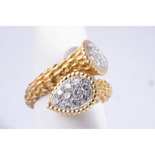 Boucheron Paris Toi Et Moi Serpent Boheme Ring In 18Kt With Diamonds